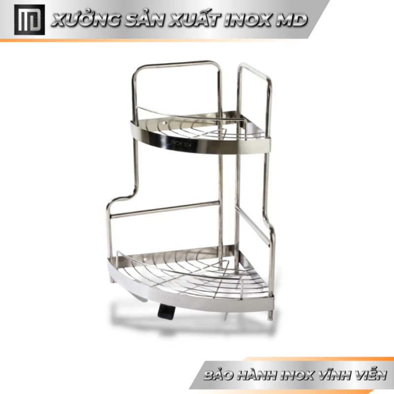 Kệ góc đa năng 2 tầng nhà tắm inox 304 - Inox MD – Xưởng gia dụng & phụ ...