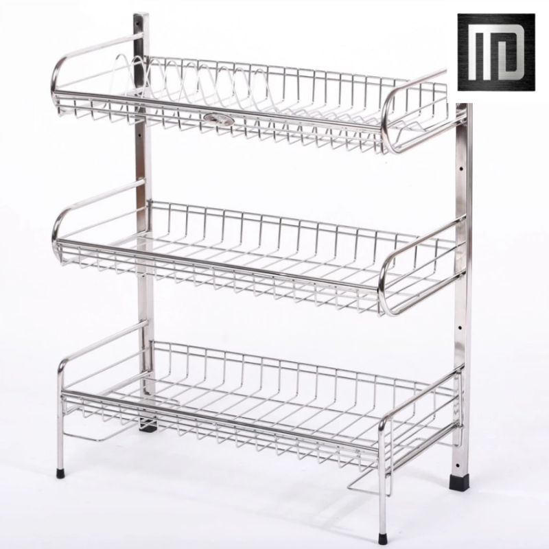 Chạn bát 3 tầng đứng Inox 304 MD MINH DUYEN STAINLESS STEEL Chạn đựng bát treo nhà bếp Cực sang trọng, bền đẹp (2)