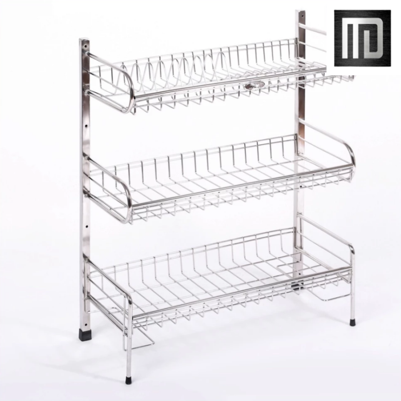 Chạn bát 3 tầng đứng Inox 304 MD MINH DUYEN STAINLESS STEEL Chạn đựng bát treo nhà bếp Cực sang trọng, bền đẹp (3)