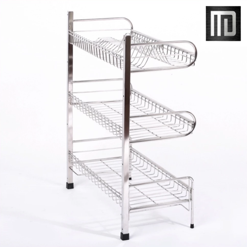 Chạn bát 3 tầng đứng Inox 304 MD MINH DUYEN STAINLESS STEEL Chạn đựng bát treo nhà bếp Cực sang trọng, bền đẹp (4)
