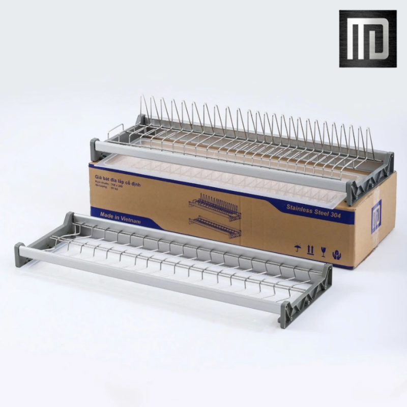 Giá bát đĩa cố định inox 304 MD MINH DUYEN STAINLESS STEEL kệ đựng đồ nhà bếp cao cấp không gỉ, tiện lợi, tuổi thọ cao (7)