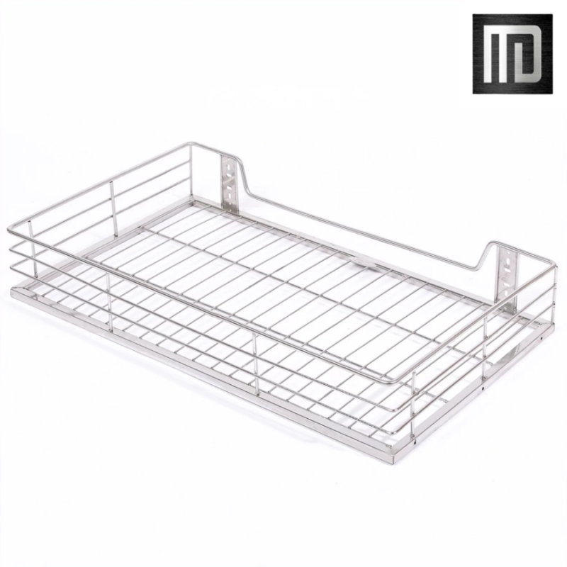 Giá để xoong nồi inox 201 MD MINH DUYEN STAINLESS STEEL kệ đựng nồi xoong bát đĩa lắp tủ bếp Dễ dàng kéo ra đẩy vào (7)