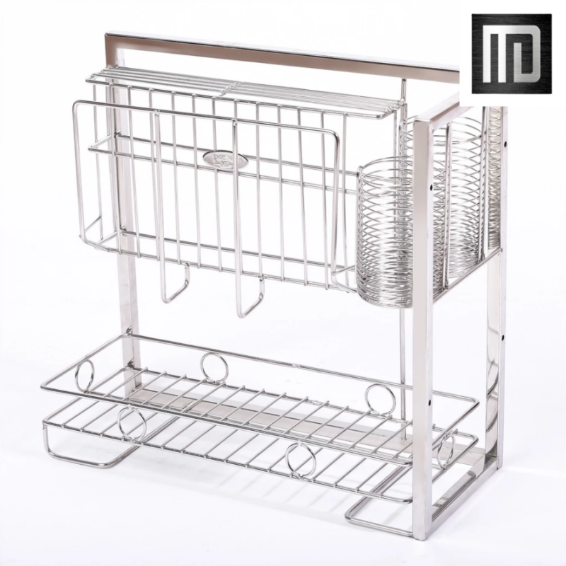 Giá đựng dao thớt inox 304 MD MINH DUYEN STAINLESS STEEL đa năng đựng dao, thớt, nắp vung, đũa (5)