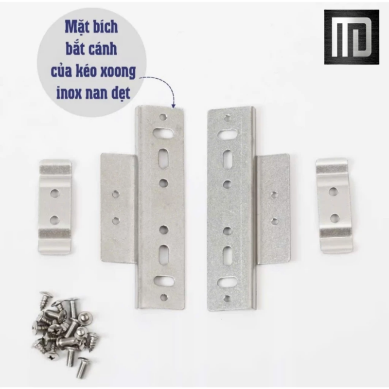 Giá kéo xoong nồi 304 MD MINH DUYEN STAINLESS STEEL kệ đựng nồi xoong dễ dàng kéo ra đẩy vào cực êm ái (2)