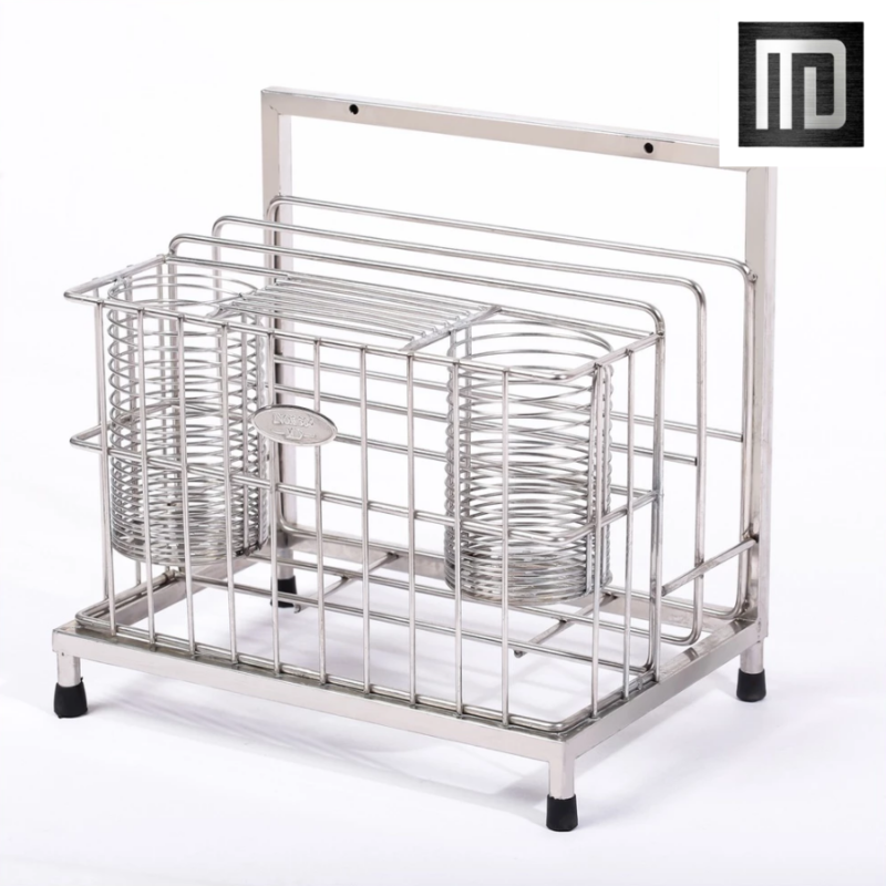 Kệ dao thớt để bàn inox 304 MD MINH DUYEN STAINLESS STEEL kệ đa năng nhà bếp đựng dao, đũa, thớt bền bỉ, sáng bóng (3)