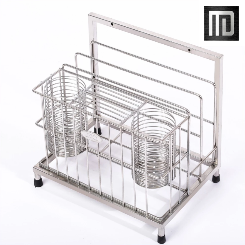 Kệ dao thớt để bàn inox 304 MD MINH DUYEN STAINLESS STEEL kệ đa năng nhà bếp đựng dao, đũa, thớt bền bỉ, sáng bóng (5)