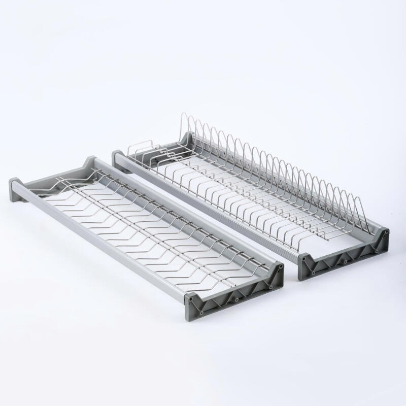 Lắp đặt giá bát đĩa cố định trong tủ bếp