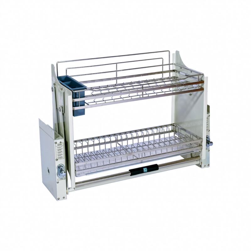 Giá bát nâng hạ inox MD – Phụ kiện thông minh cho tủ bếp trên