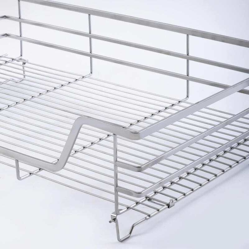 Kệ xoong nồi ray giảm chấn MD